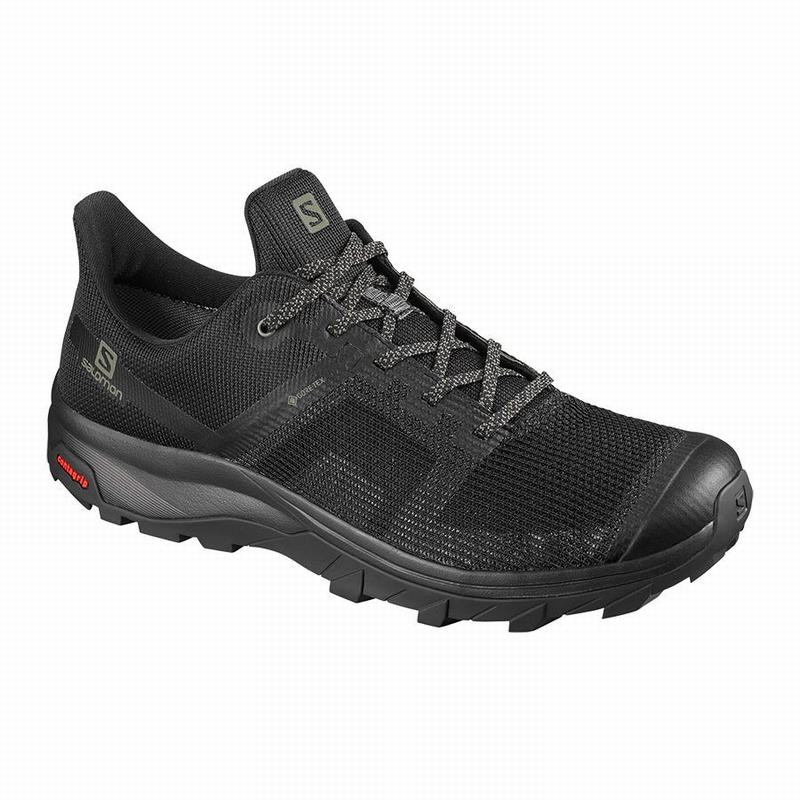 Salomon OUTLINE PRISM GORE-TEX Zapatillas Trekking Hombre - Negras - Colombia (83641-PNGO)